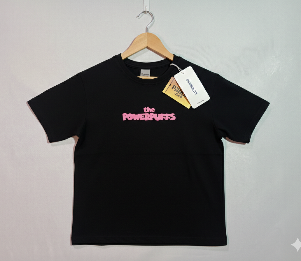 Branded Baggy Style T-Shirt "Powerpuff Girls" Print - Image 2