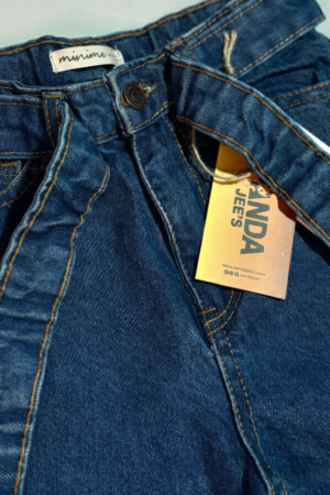 Girls Stylish Wide Legs Long Steps Denim