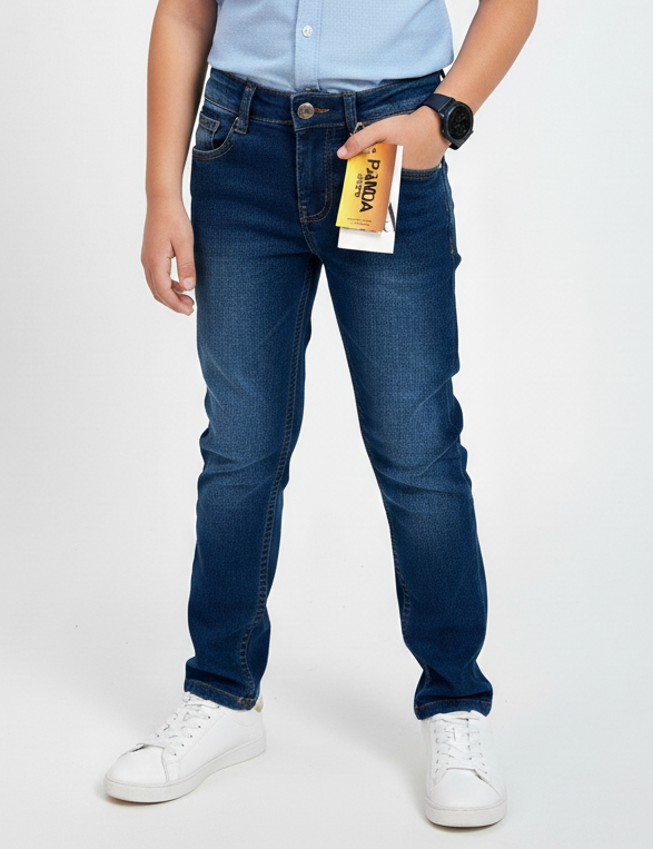 Mid Blue Trendy & Cool Look Denim Jeans for Boys