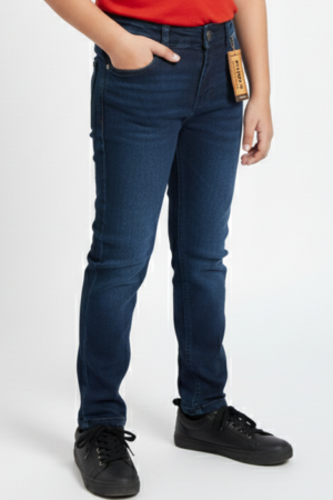 Stylish Dark Blue Denim Jeans for Boys
