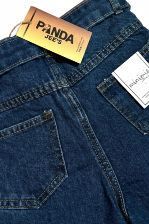 Girls Stylish Wide Legs Long Steps Denim