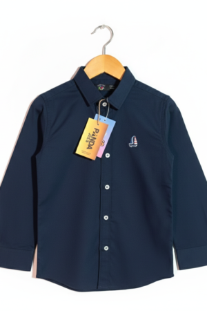 Navy Blue Formal boys Shirt