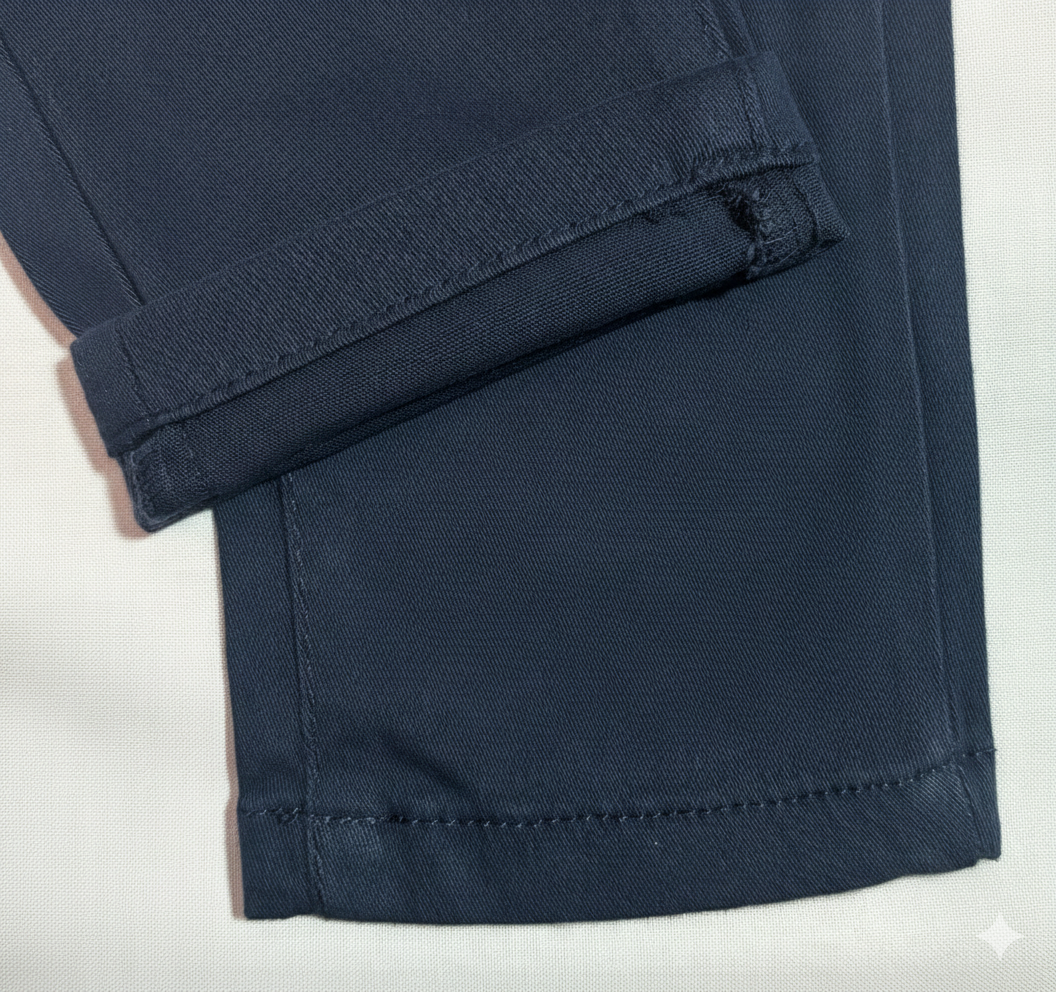 Boys Slim Cotton Pant-Blue Color - Image 5