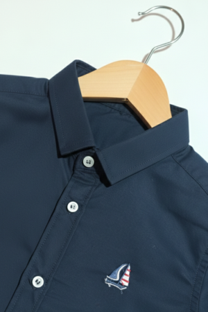Navy Blue Formal boys Shirt