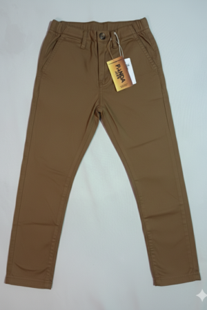 Baby Boy Cotton Pant-camel color
