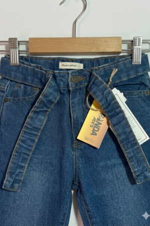 Girls Stylish Wide Legs Long Steps Denim