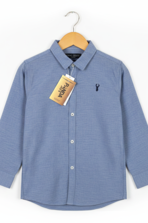 Sky Blue Formal Boys Shirt