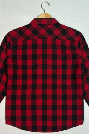 Red & Black Checkered Casual Shirt