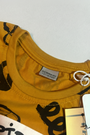 Branded Boys T-Shirt Mustard Yellow ''Spider Man'' 'Printed'