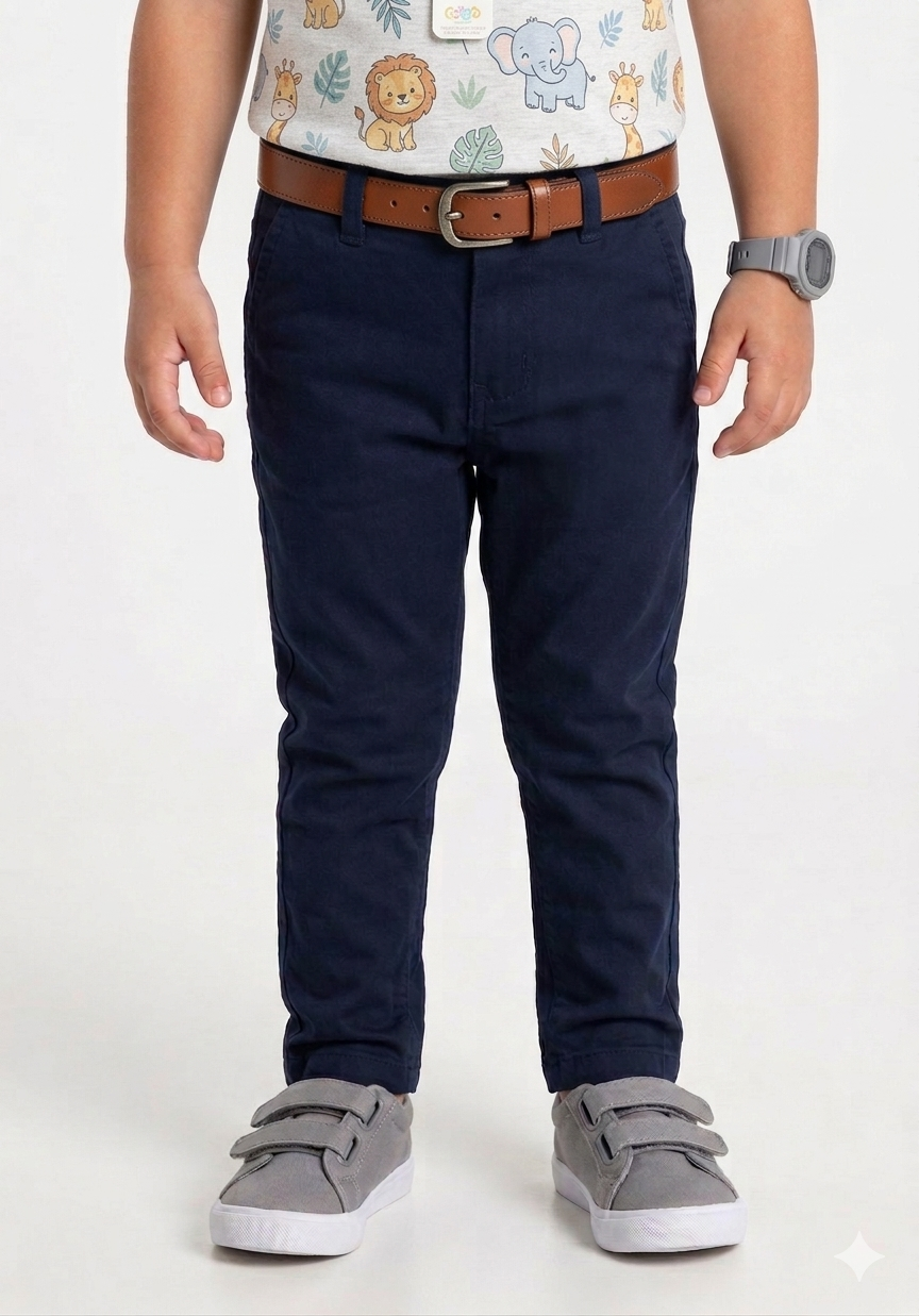 Baby Boy Cotton Pant Blue color