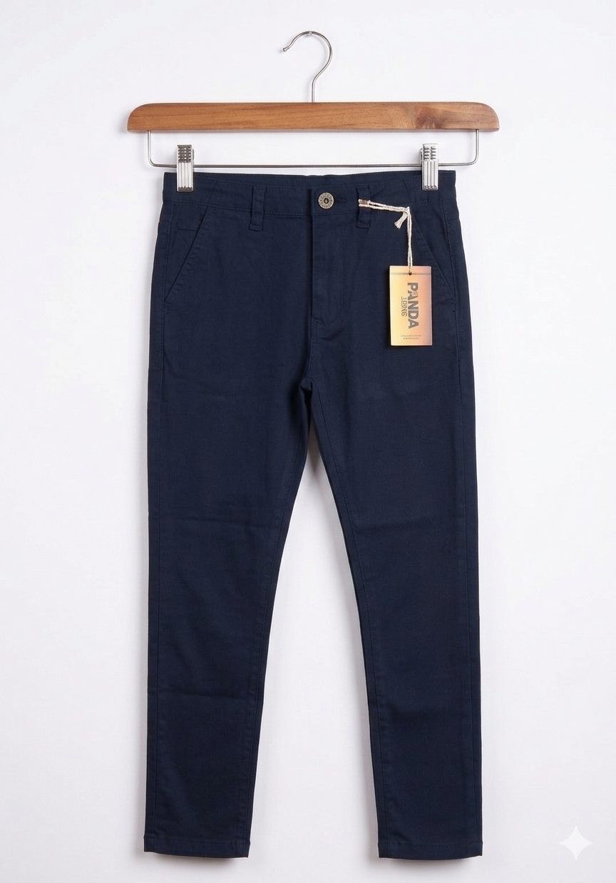 Baby Boy Cotton Pant Blue color - Image 2