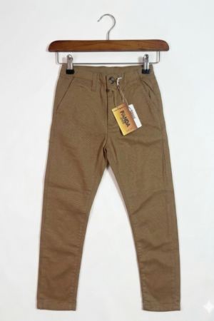 Baby Boy Cotton Pant-camel color
