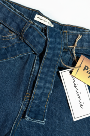 Girls Stylish Wide Legs Long Steps Denim